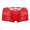 CandyMan Shorty en Dentelle Veno Rouge